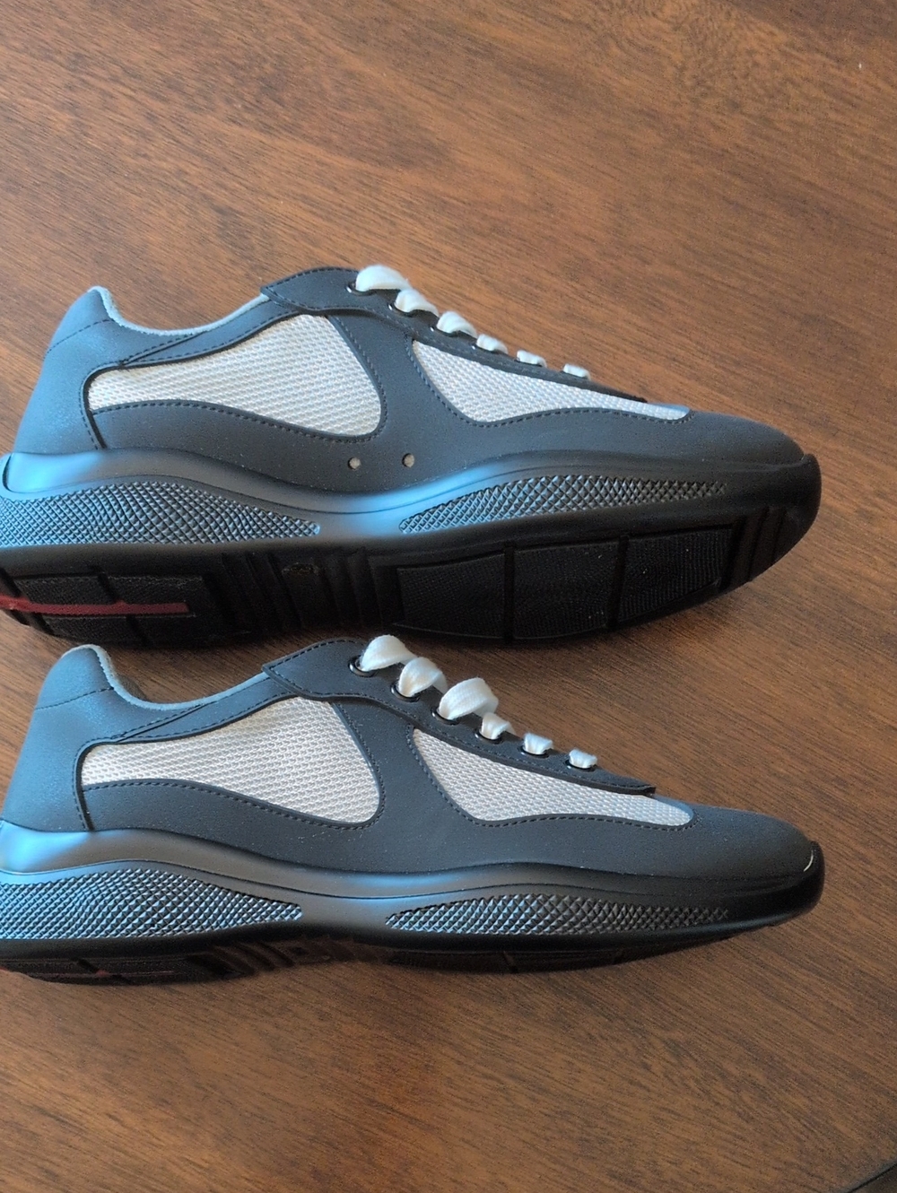 Prada Men's America's Cup Athletic Shoes Low Top Sz39 Or Mens US 6.5 No Box